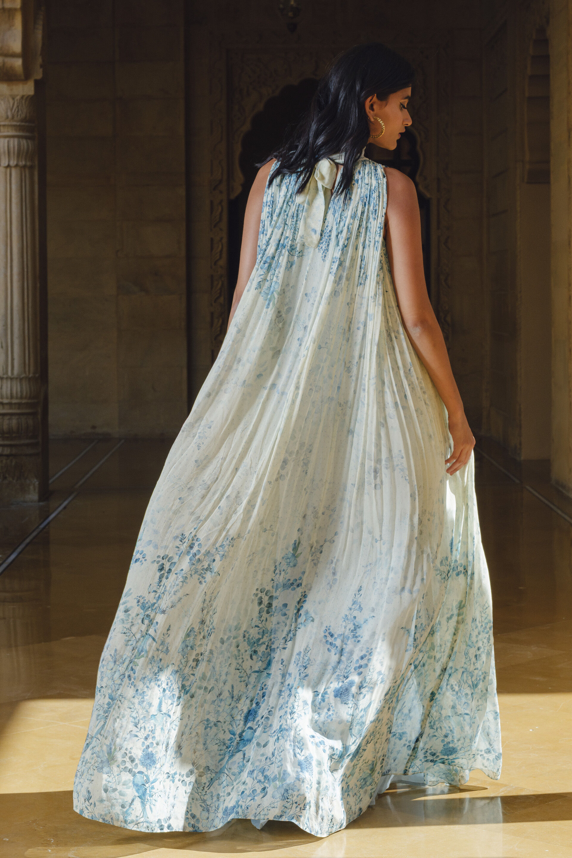 Aluma Gown - Powder Blue, Blue, image 3